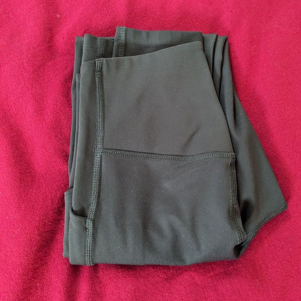 Girlfriend Compresive Pocket Leggings Green S - Picture 4 of 5